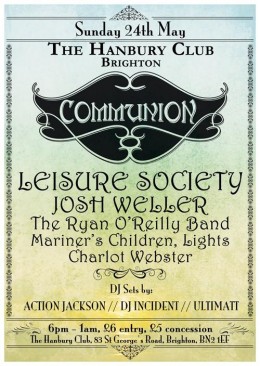 Communion Brighton – May 24th