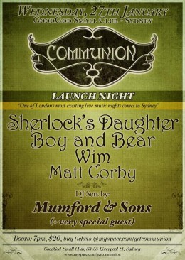 Communion goes to Australia