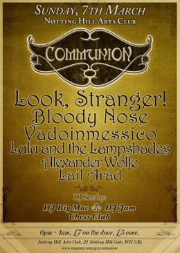Communion March 7th!