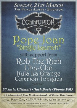 Communion Brighton – 21st March