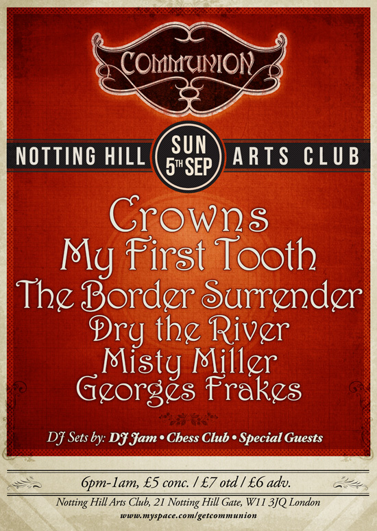 Communion returns to Notting Hill