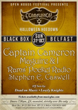 Communion Belfast: Halloween Hoedown at Black Box – 31st October