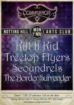 Special Communion Show at the Notting Hill Arts Club