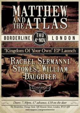 Matthew and the Atlas EP launch at the Borderline!