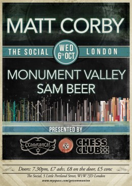 Matt Corby live at the Social Matt Corby live at the Social