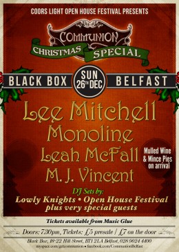Communion Belfast- Christmas Party- Boxing Night
