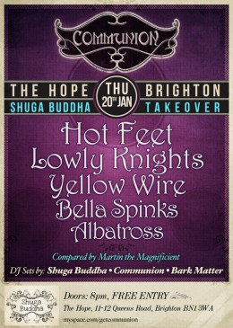 Communion Shuga Buddha Takeover in Brighton