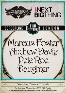 HMV Next Big Thing at the Borderline Feb 10th
