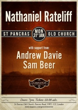 Nathaniel Rateliff at St Pancras Old Church