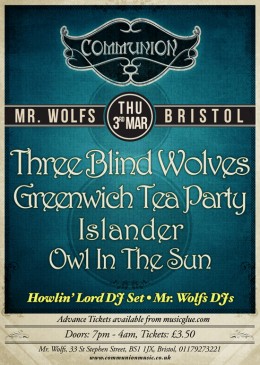 Communion Bristol X – ONE YEAR ANNIVERSARY