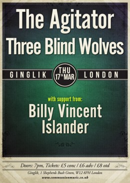 The Agitator and Three Blind Wolves at Ginglik!