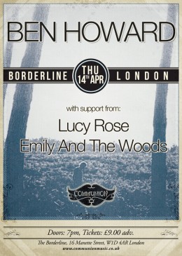 Ben Howard at the Borderline