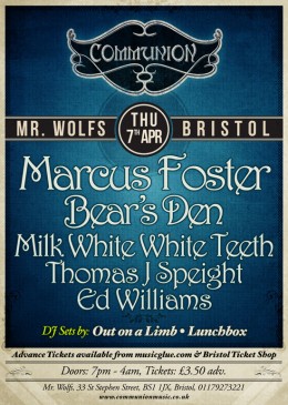 Communion Bristol XI – MARCUS FOSTER HEADLINE