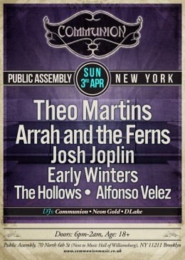 Communion NYC 3rd of April
