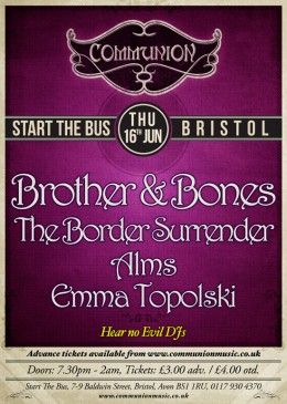 Communion Bristol @ START THE BUS this Thursday