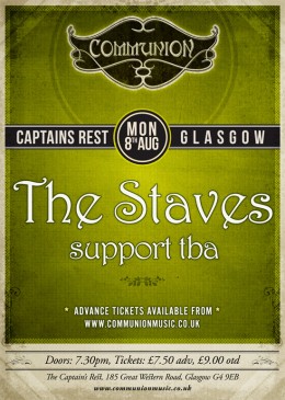 Glasgow Communion w/ The Staves + supports