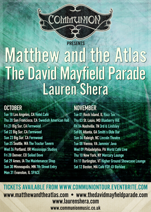 Communion US Tour 2011 Communion US Tour 2011 Poster