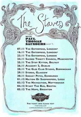 The Staves Headline UK & Ireland Tour