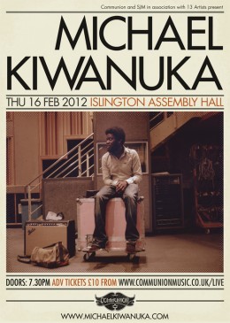 Michael Kiwanuka at Islington Assembly Hall on February 16th