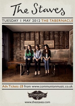 The Staves live at the Tabernacle 1st May 2012