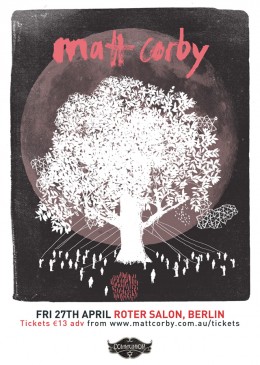 Matt Corby live at Roter Salon, Berlin