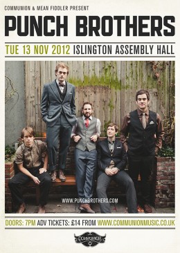 Punch Brothers at Islington Assembly Hall November 2012