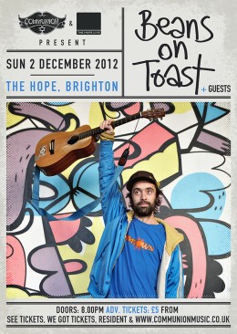 Beans on Toast live at The Hope Brighton December 2012