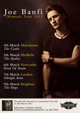 Joe Banfi Nomads Tour March 2013