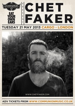 Chet Faker live at Cargo May 2013