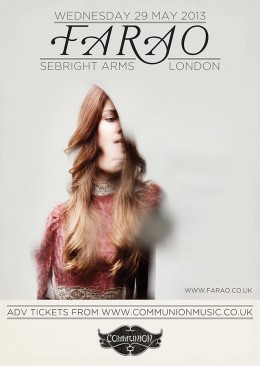 Farao live at the Sebright Arms May 2013